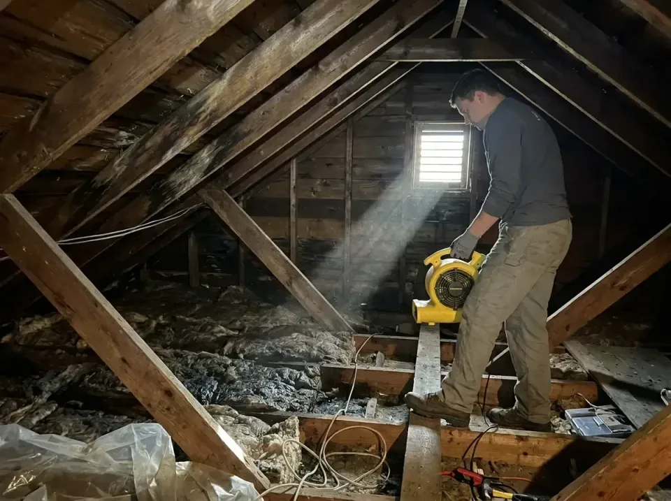 attic-water-damage-drying-proc-007 — frequently asked questions, Emergency Water Extraction & 24/7 Flood Response in Darby,…